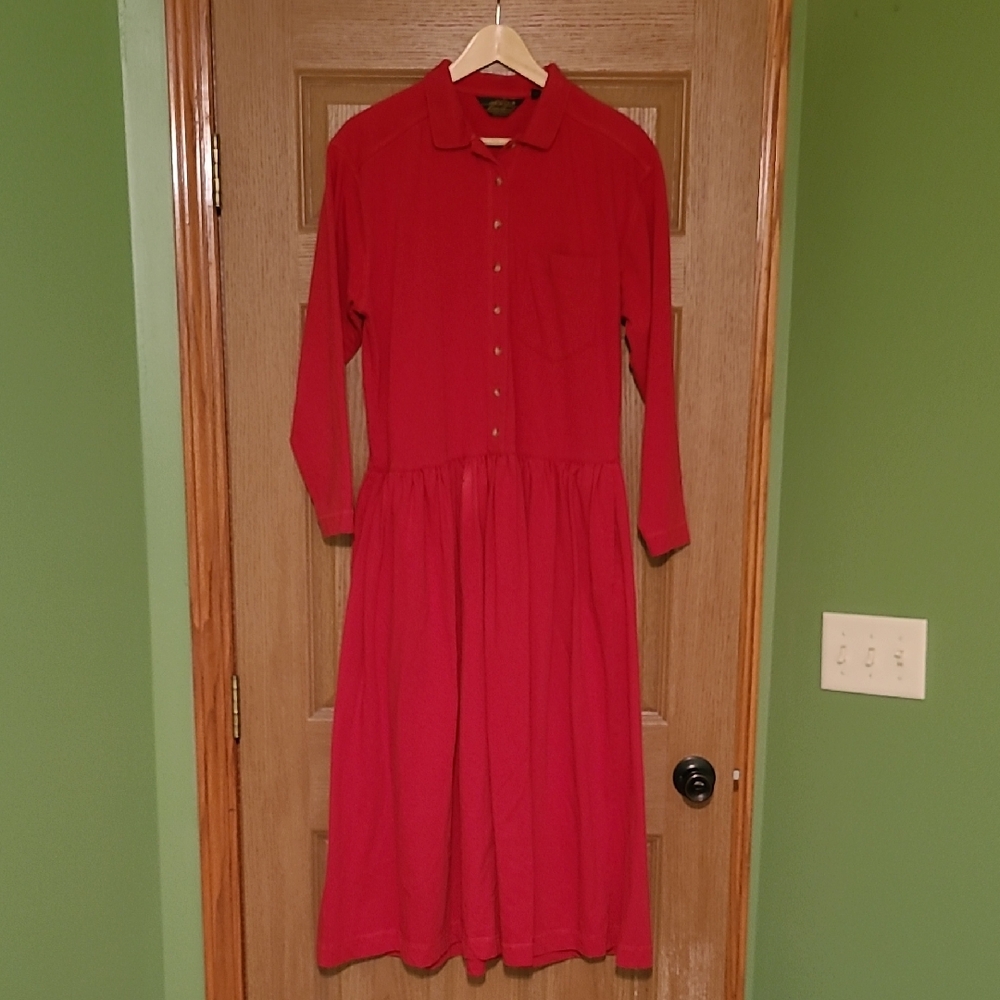 *5 for $10* Eddie Bauer Red Maxi Dress Size M